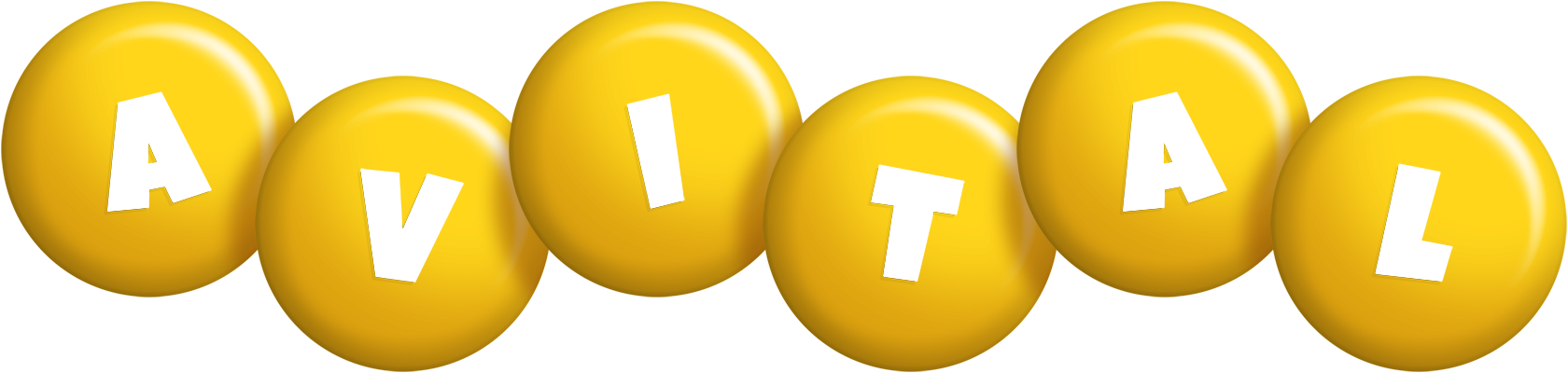 Avital candy-yellow logo