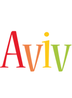 Aviv birthday logo