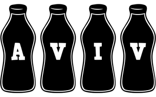 Aviv bottle logo