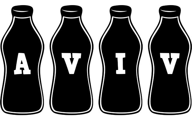 Aviv bottle logo