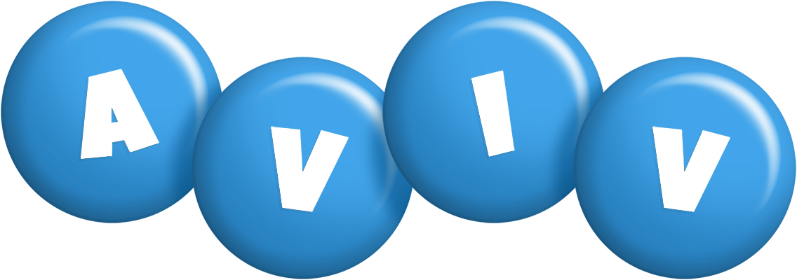 Aviv candy-blue logo