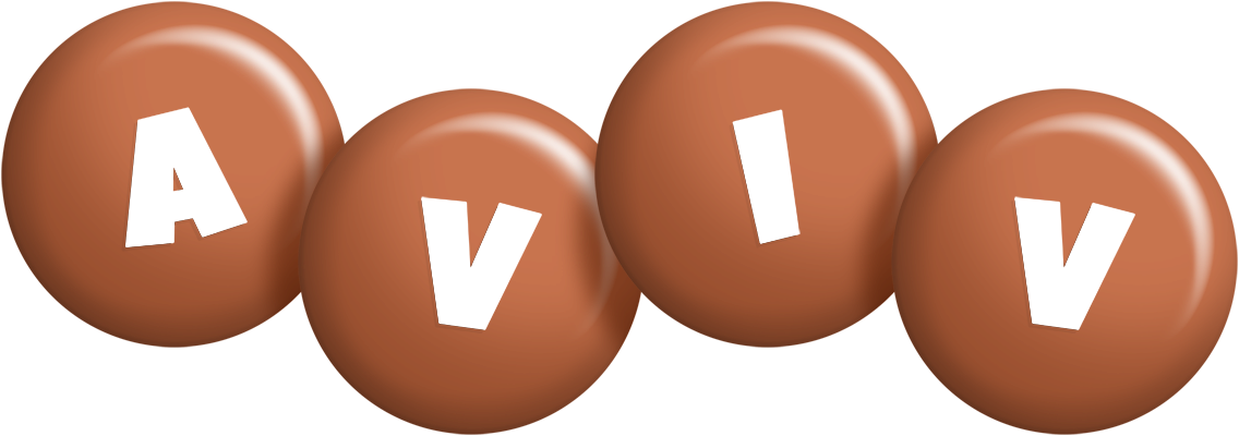 Aviv candy-brown logo
