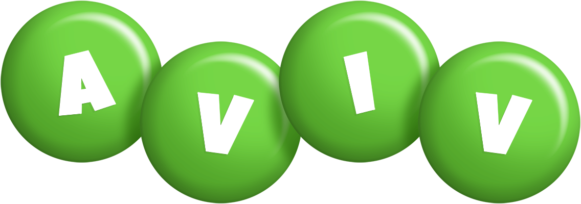 Aviv candy-green logo