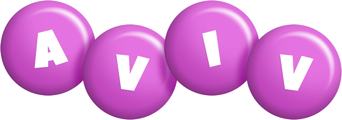 Aviv candy-purple logo