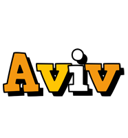 Aviv cartoon logo