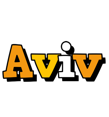 Aviv cartoon logo
