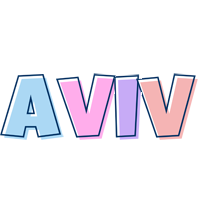 Aviv pastel logo