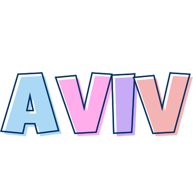 Aviv pastel logo