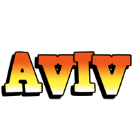 Aviv sunset logo