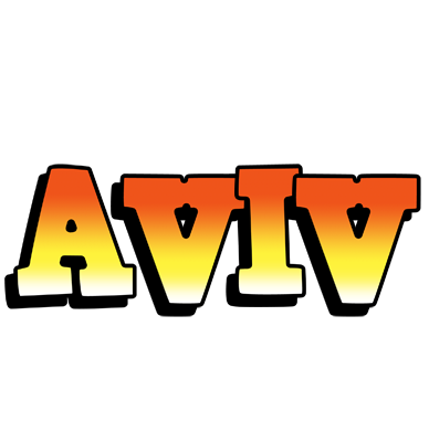 Aviv sunset logo