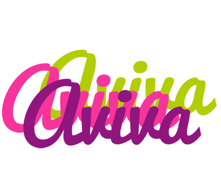 Aviva flowers logo