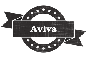 Aviva grunge logo