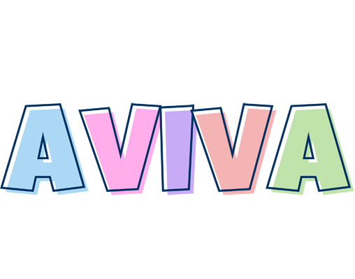 Aviva pastel logo