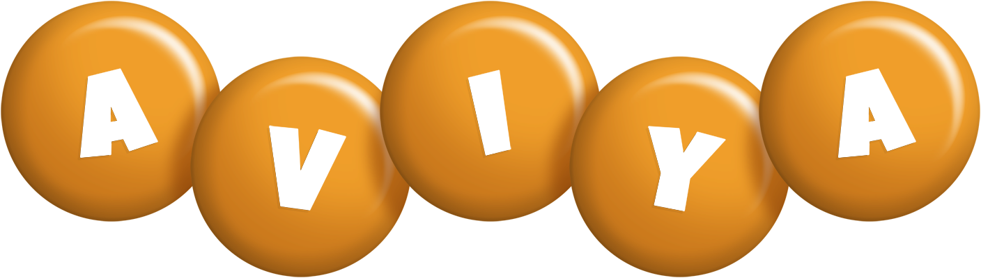 Aviya candy-orange logo