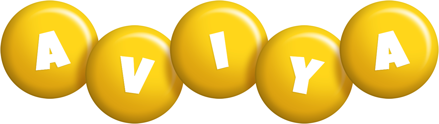 Aviya candy-yellow logo
