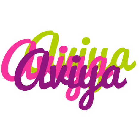Aviya flowers logo