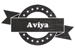 Aviya grunge logo