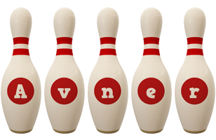 Avner bowling-pin logo