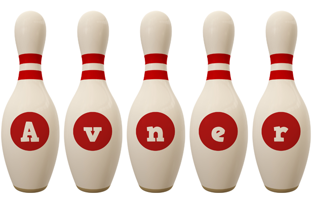 Avner bowling-pin logo