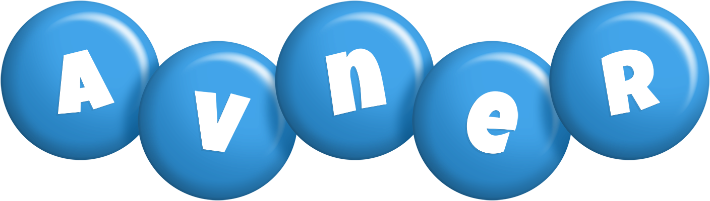 Avner candy-blue logo