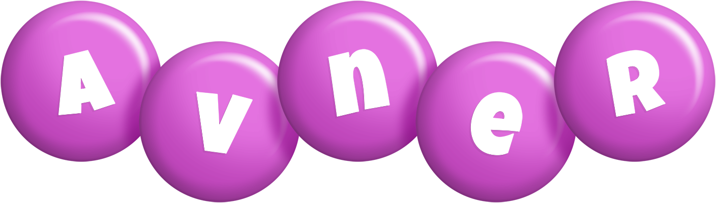 Avner candy-purple logo