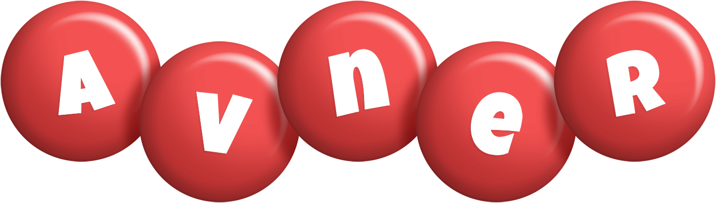 Avner candy-red logo