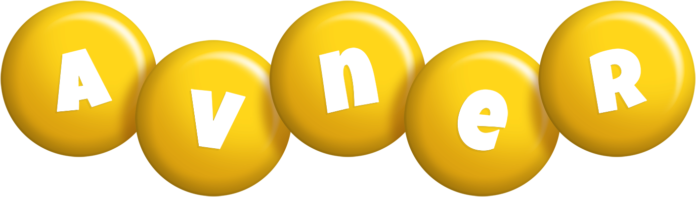Avner candy-yellow logo