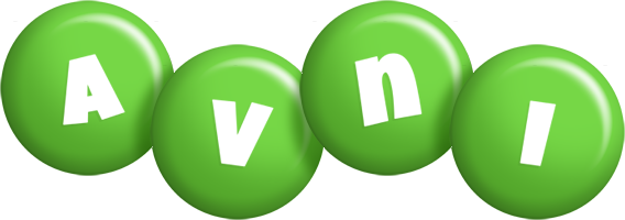 Avni candy-green logo