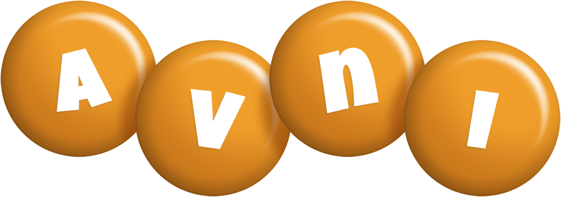 Avni candy-orange logo