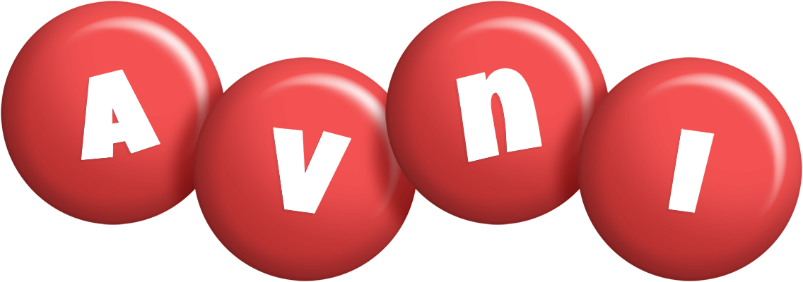 Avni candy-red logo