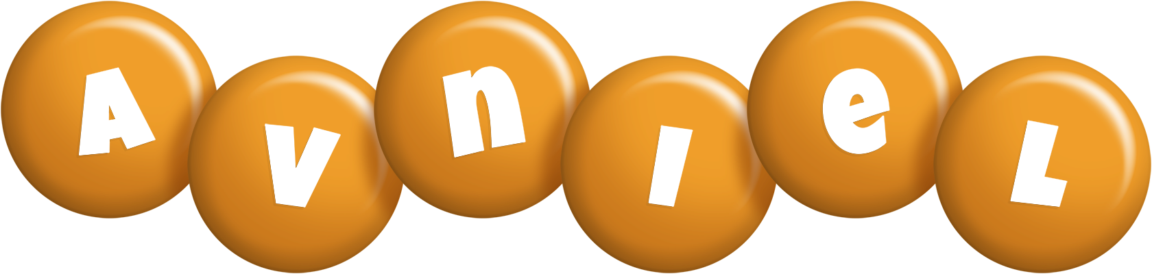 Avniel candy-orange logo