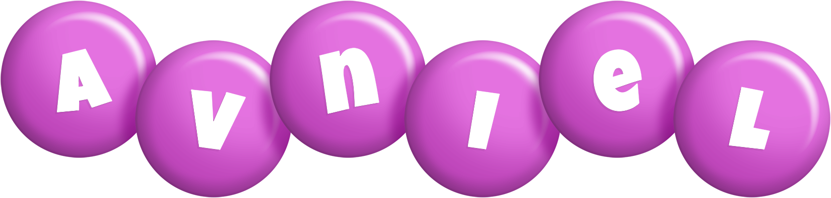 Avniel candy-purple logo