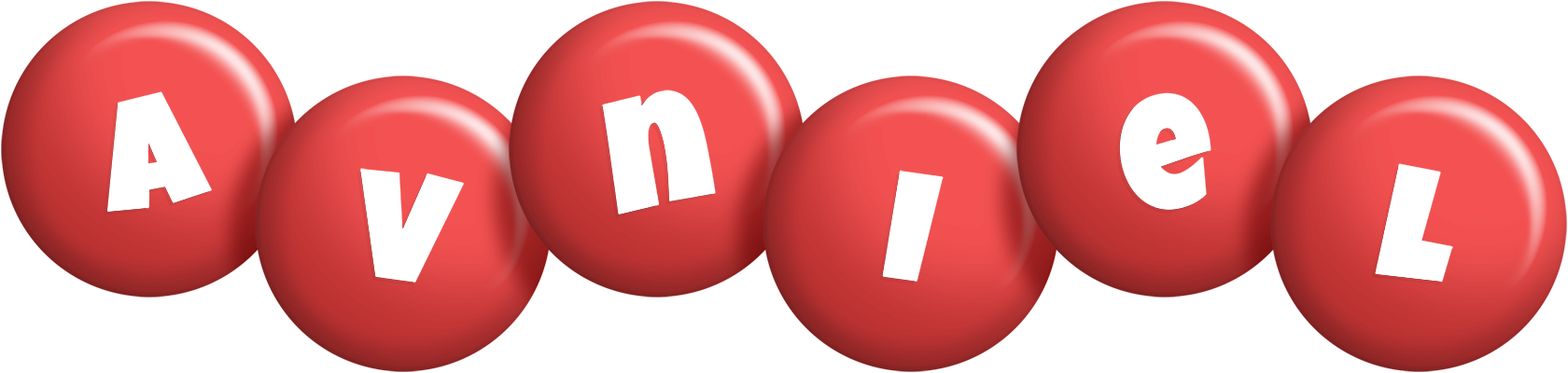 Avniel candy-red logo
