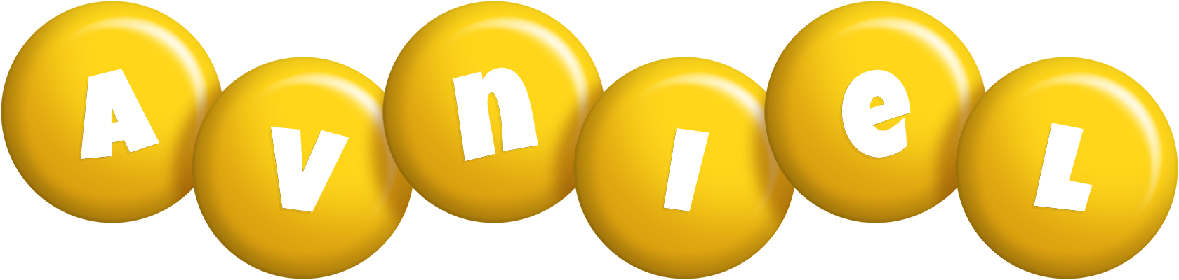 Avniel candy-yellow logo