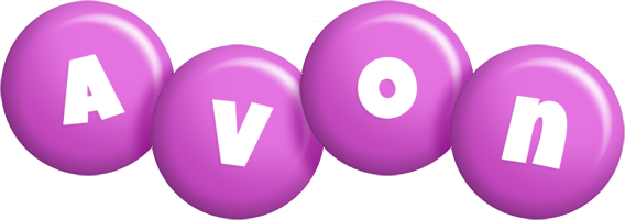 Avon candy-purple logo