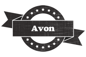 Avon grunge logo