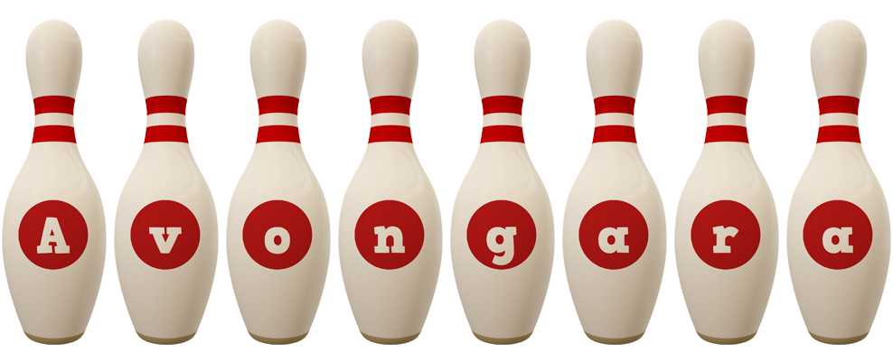 Avongara bowling-pin logo