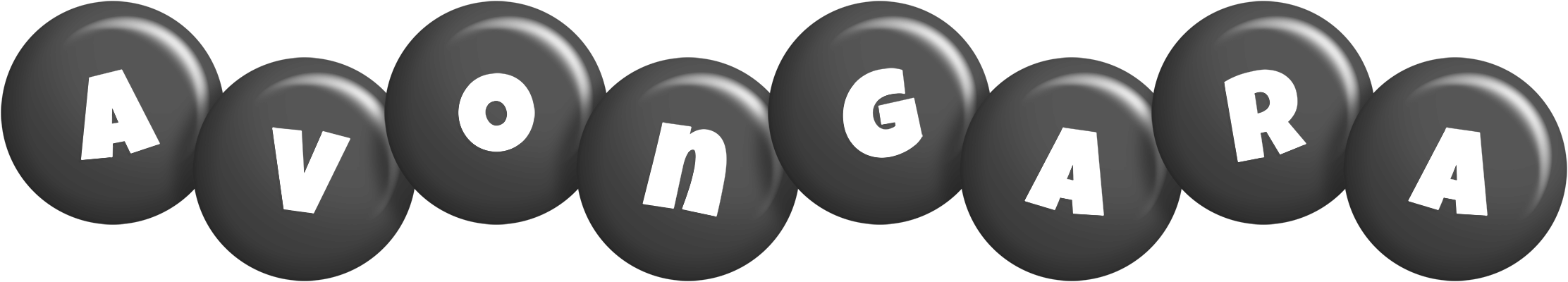 Avongara candy-black logo