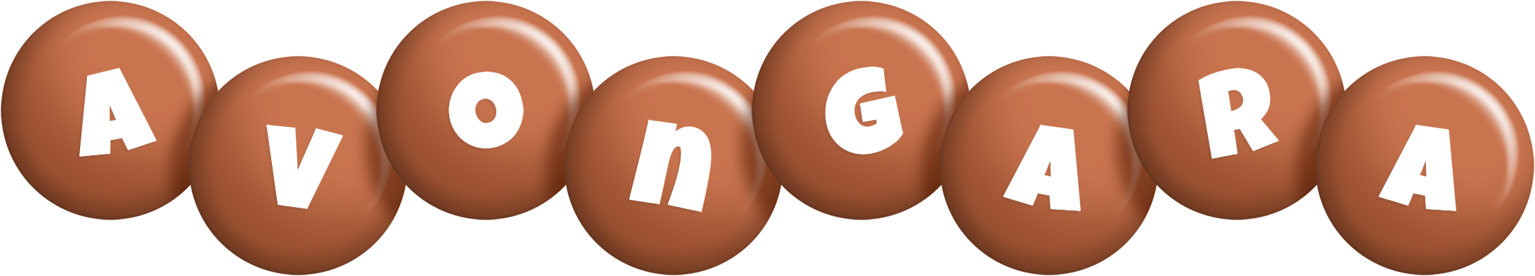 Avongara candy-brown logo