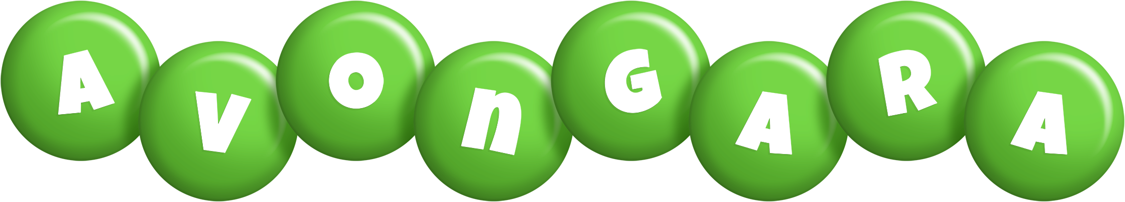 Avongara candy-green logo