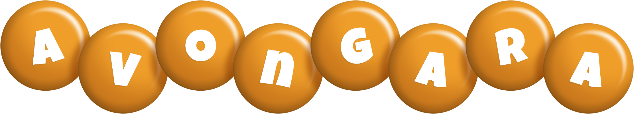 Avongara candy-orange logo