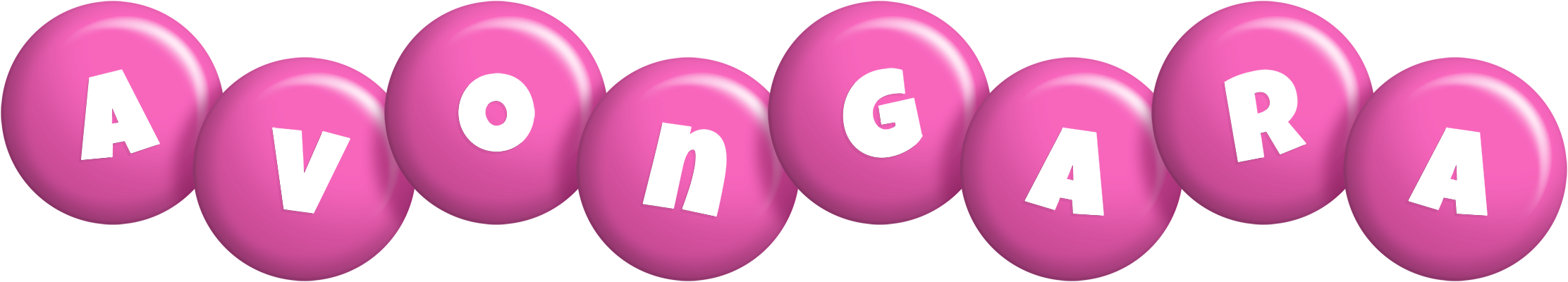Avongara candy-pink logo
