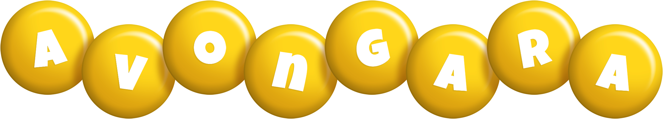 Avongara candy-yellow logo