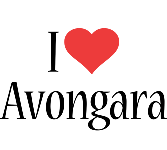 Avongara i-love logo