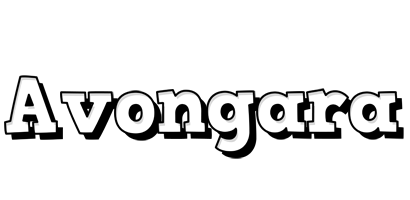 Avongara snowing logo