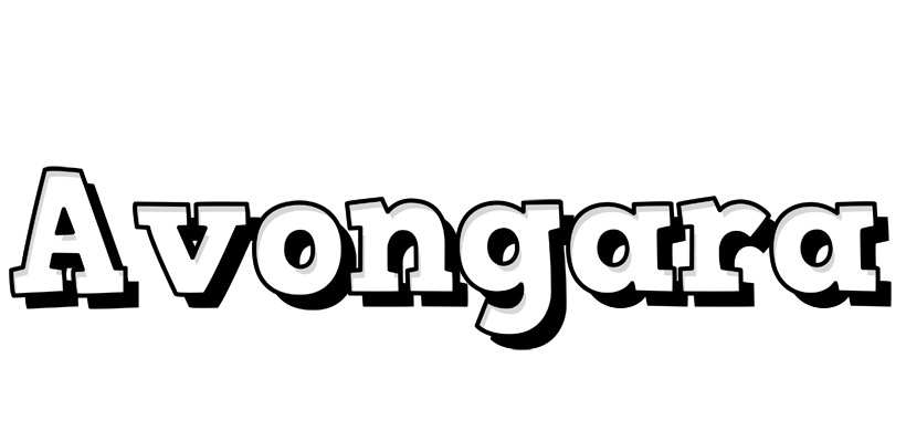 Avongara snowing logo