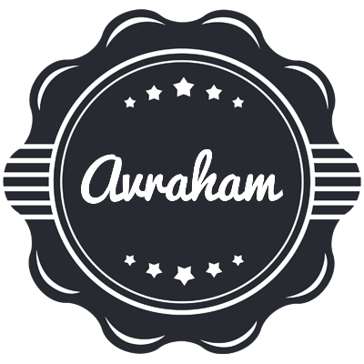 Avraham badge logo