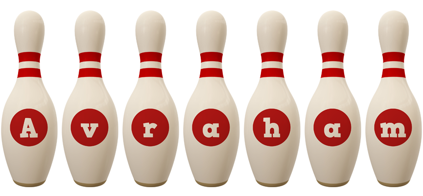 Avraham bowling-pin logo