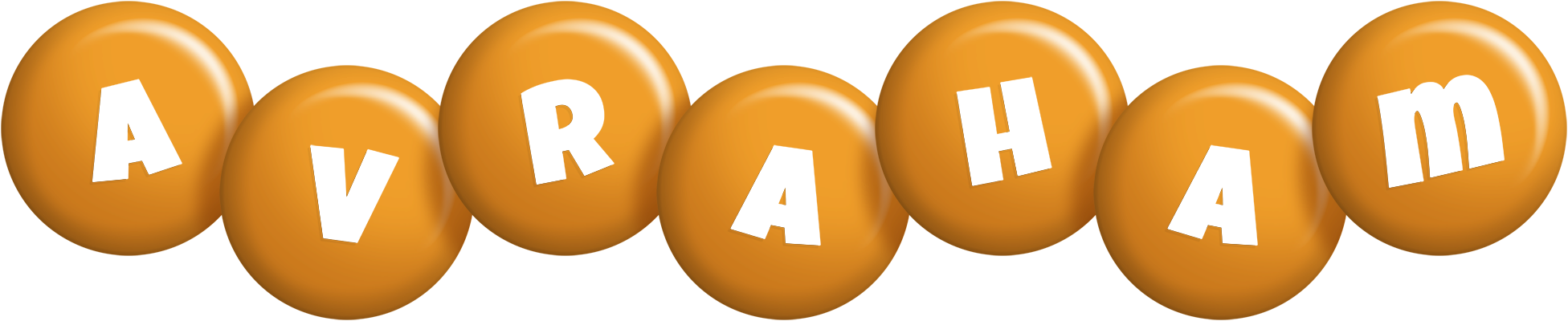 Avraham candy-orange logo