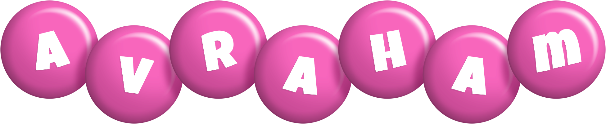 Avraham candy-pink logo
